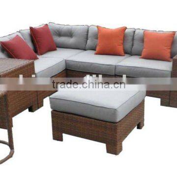 rattan pool sofa