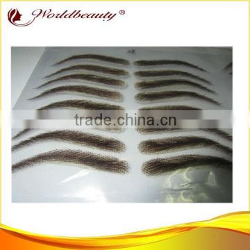 top quality and lowest price, human hair eyebrow, beautiful eyebrow