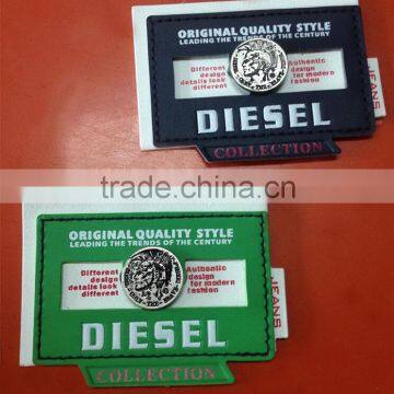 high quality custom real leather label