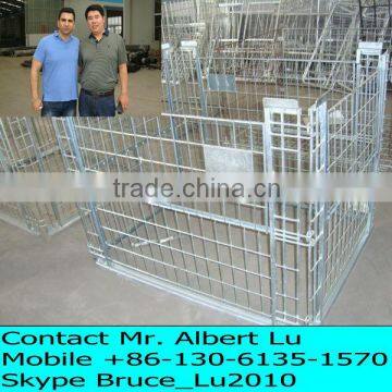 Galvanized Wire Mesh Cage for Storage Use