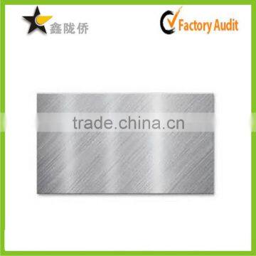 2015 Accept custom top metal blank sublimation business card China