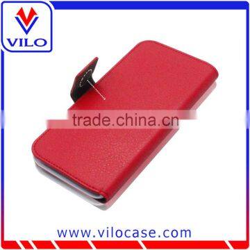 Card Holder Luxury Leather Wallet Case For HTC M9 photo-4