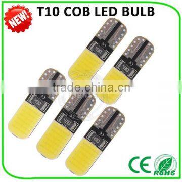 best selling china factory produce car rearview mirror waterproof t10 led light bulb dimmable t10 cob light in car