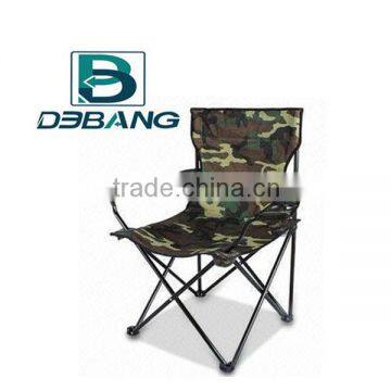 Promotional Folding Camo Camping Chair With Cut Holder