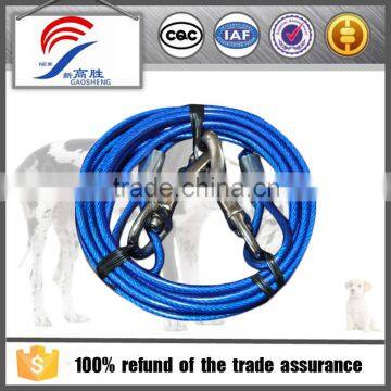 capacity of zinc plated flexible cable pet products