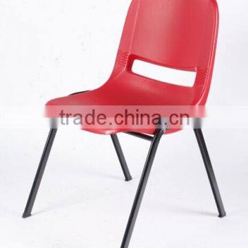 pp seat metal leg Stackable chair /school chair (1022A)