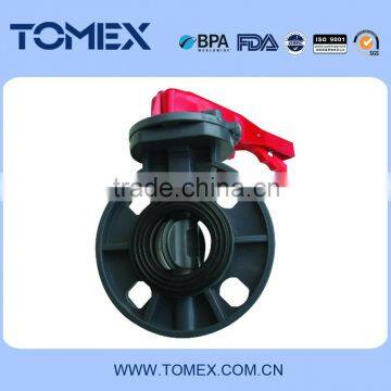 China wholesales lowest price for upvc butterfly valve