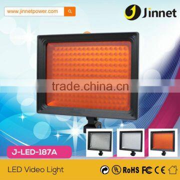 Professional Dimmable LED Video Lights Panel LED-187A Ra>90