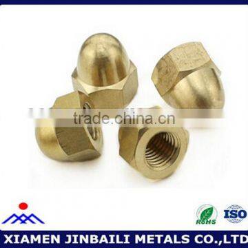 precision copper decorative cap nut from factory