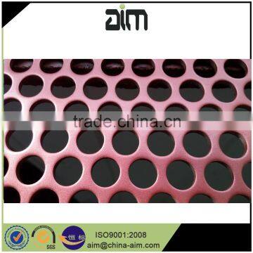 Painted perforated aluminum panels building sheet