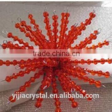 Factory directly wholesale price high price crystal napkin bead circle