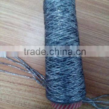 1/6nm spray tape yarn 55%lurex 45%wool