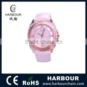 2015 Lastest Sapphire Glass Stainless Steel Case Stone Set Japan Quartz Dress Watch for Women 5ATM photo-4
