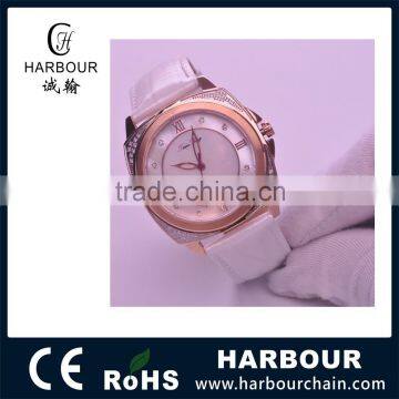 2015 Lastest Sapphire Glass Stainless Steel Case Stone Set Japan Quartz Dress Watch for Women 5ATM photo-3