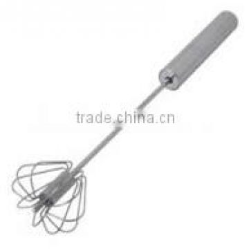 High quality tainless steel egg whisk with rubber handle