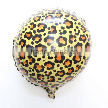 18inch Leopard grain mylar Balloons candy colored foil balloons valentine wedding celebration