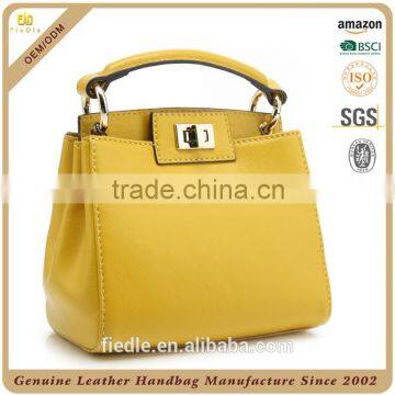 CSS1495-001 Candy color Lady 100% Real/Genuine leather Designer's Mini Purses handbag