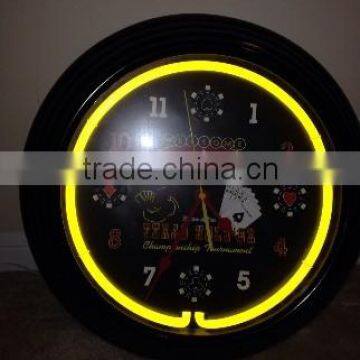 Promotional Neon Wall Clock Factory