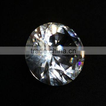 Wholesale K9 Large Etched Facet Crystal Diamond For Decoration Gift