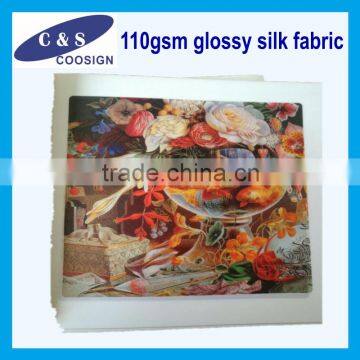 110gsm glossy silk fabric