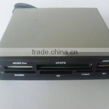 Cheapest 74-In-1 3.5-Inch Internal Flash Media Card Reader/writer With USB Port. Supports CF, XD, SD, MMC, MS, M2, TF