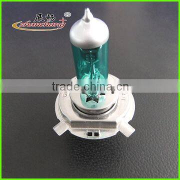 H4 P43T Auto halogen bulbs GREEN