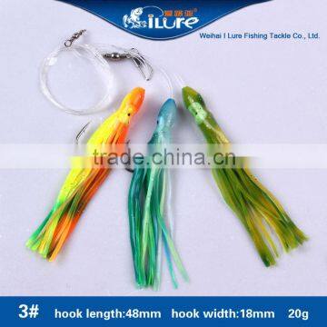 ILURE Fishing Tackle Soft Lures Sabiki Rigs colorful multi shape Rigs Fishing Lures