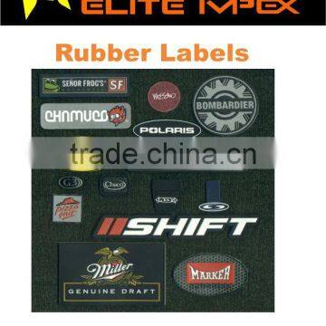 Customized Rubber PVC label