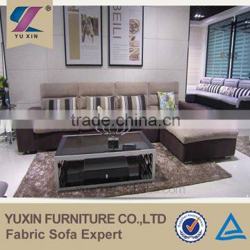Latex Rubber Foam Cotton Comfort l Shaped Sofa Designs photo-4