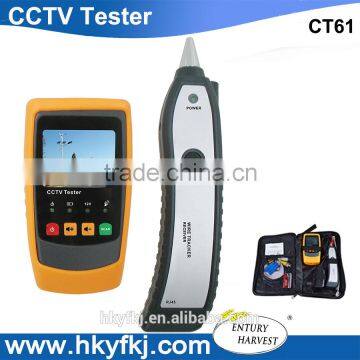 Portable cctv lcd monitor tester wire tracker cctv cable tester hd cctv tester (CT61)