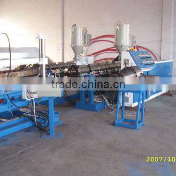 PE/PP/PVC Single Wall Corrugated Pipe Extruding Machinery