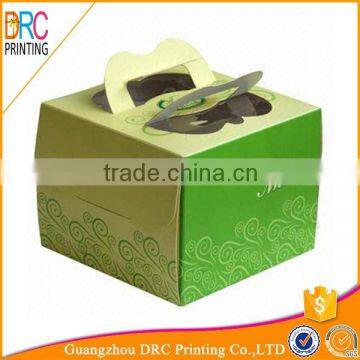 Handmade Cardboard Paper Cup Cake Box With Handle photo-6