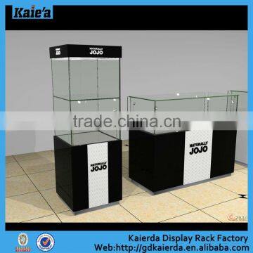 China jewelry wholesale display table store glass jewelry display table design