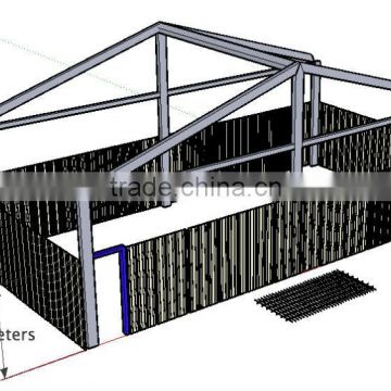 10x5m Aluminum Frame ABS Soild Wall Marquee Warehouse Tent