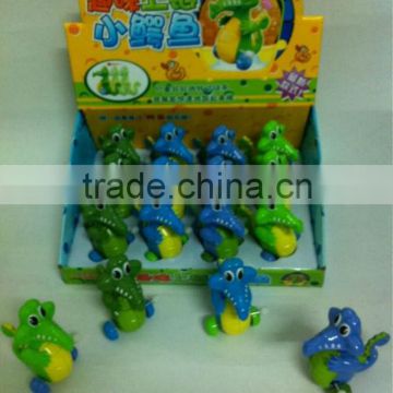 SL1501272 Spring Animal Toy Bathing Crocodile Wind-up Toys