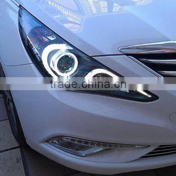 Car Accessories for Hyundai Sonata 2011 up Angel Eye Light Bar Head Lamp Modified Head Light (ISO9001&TS16949) Quality Choice photo-2