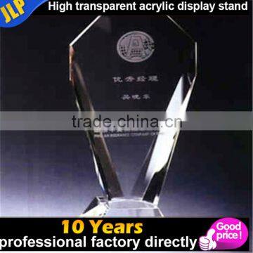 Customized acrylic trophy display stand with factory price