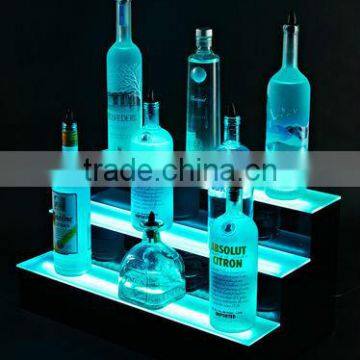 LED Lighted Bar Shelves Color changing Bottle Display Shelving Case rack