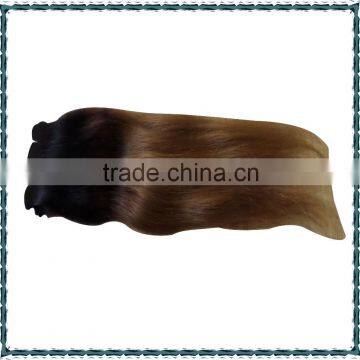 Machine made weft hair