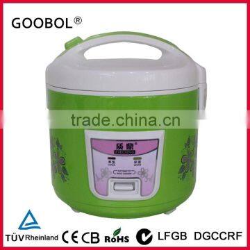 Electric Rice Cooker Deluxe Rice Cooker with plastic steamer