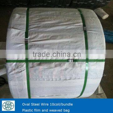 Galvanized Oval Wire 2.4x3.0mm For Farm Fencing photo-6