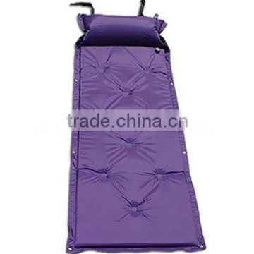 Single Sleeping Mat Mattress Self-Inflating Pad Portable Bed+Pillow Camping