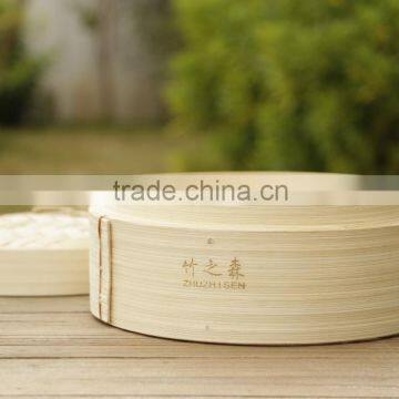 Woven printed inch hard bamboo steamer for corn