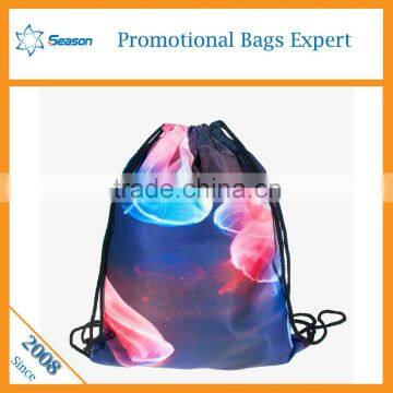 Starry Sky Travel Bag Drawstring Backpack Foldable Polyester Shopping Bag Supplier's Choice photo-3