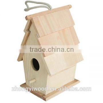 hot sale FSC Garden decoration cheap custom factory direct sale mini small wooden bird house