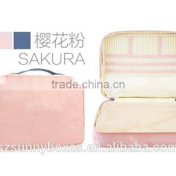 Waterproof Functional Cosmetics Makeup Washing Accessories Storage Bag With Zipper Closure photo-6