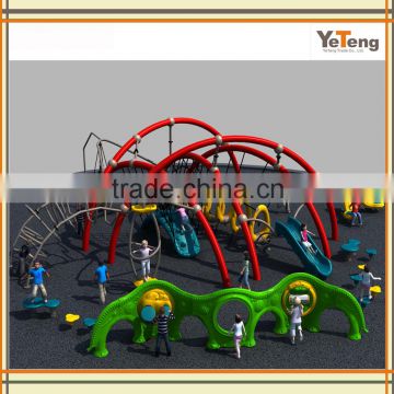 Play area climbing rope equipment for kids, outdoor playground equipment climbing