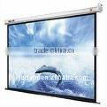 Glass Beaded 100 " 120" 16:9 Electric Projection Screen With Wireless Remote/Motorized Screen RF Remote Control