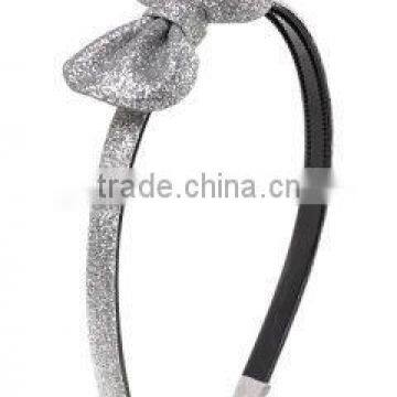 lovely bow glitter hair band