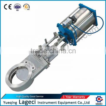 Pneumatic knife gate valve,knife gate valve with pneumatic actuator,air actuated knife gate valve